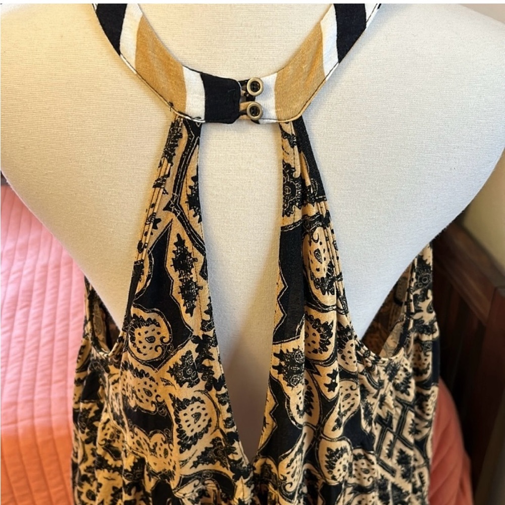 Free People Halter Mimi Tunic‎ Top High Low Hem Sz M - Picture 5 of 10